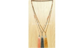 bali tassels king cup silver necklaces 3color handmade